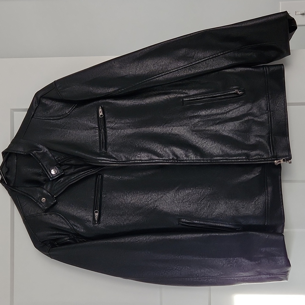 Faux Leather Jacket